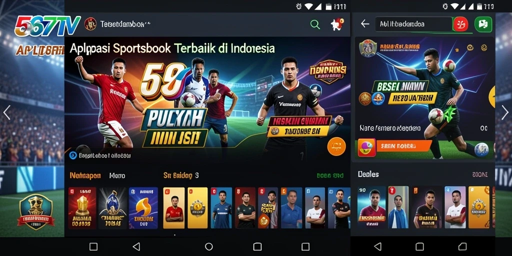 Tampilan gameplay menarik dari aplikasi Sportsbook 567TV.
