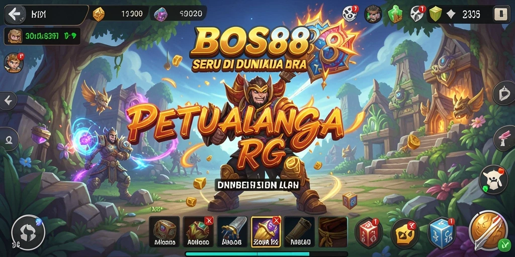 Tangkapan layar menampilkan aksi seru dalam permainan RPG.