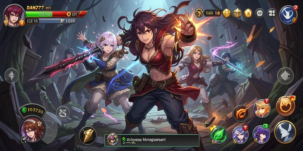 Tampilan gameplay unik dan menarik dalam DAN777.