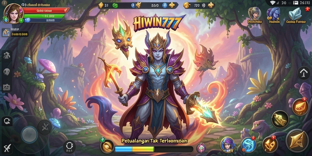 Tampilan gameplay HIWIN777 yang mengesankan dalam misi petualangan.