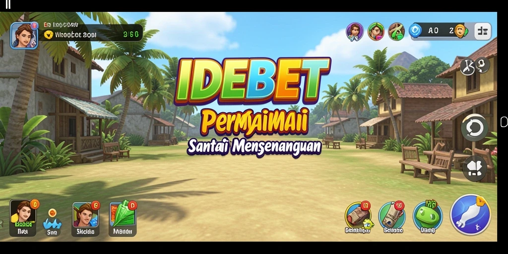 Tampilan gameplay IDEBET dengan mini-game yang seru dan menarik.
