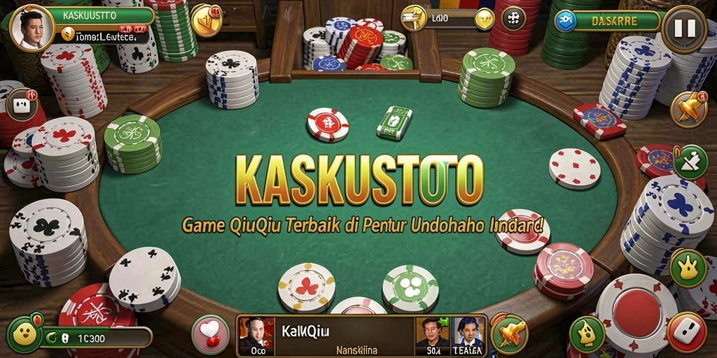 Tampilan gameplay QiuQiu yang seru di KASKUSTOTO.