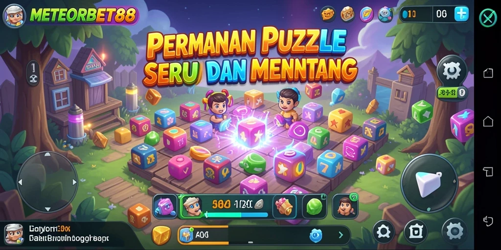 Tampilan gameplay yang seru dan penuh tantangan di METEORBET88.