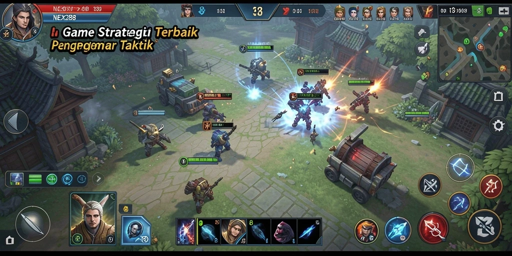 Tangkapan layar gameplay NEX288 dengan aksi strategi yang mendebarkan.