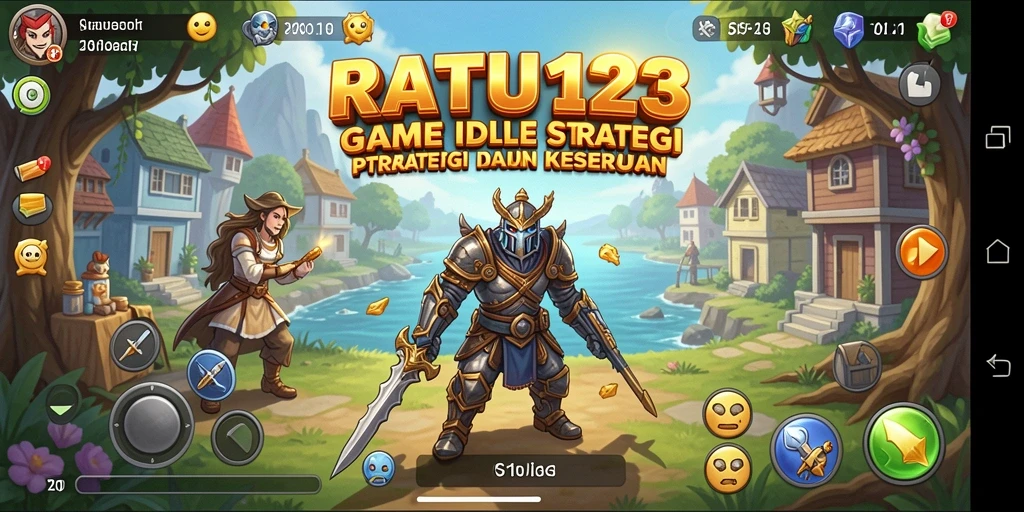 Tampilan gameplay Idle yang menarik di RATU123.