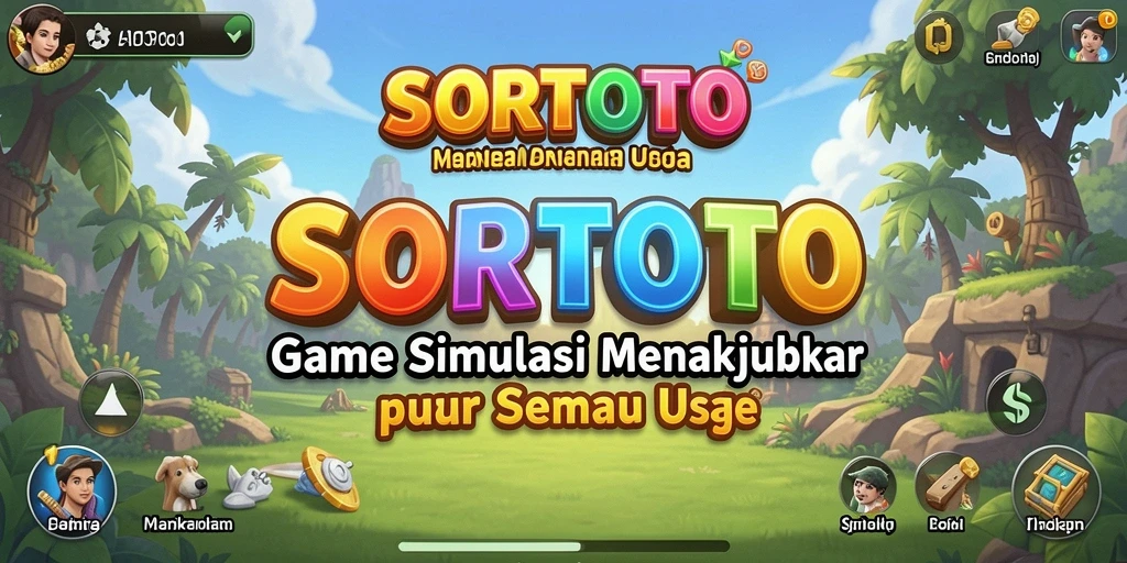 Screenshot gameplay SORTOTO menampilkan aksi seru di dunia simulasi.