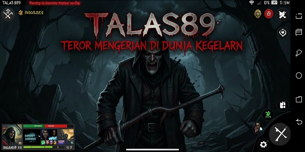 Tampilan gameplay TALAS89 yang menegangkan di dunia kegelapan.