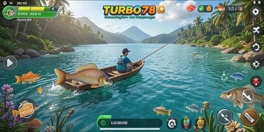 Gameplay TURBO78 yang menarik dengan suasana memancing yang menakjubkan.