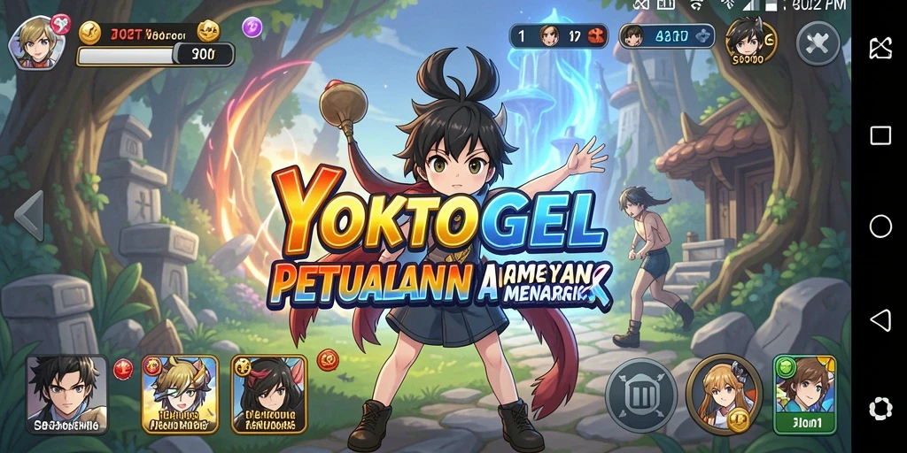 Tampilan menarik dari gameplay YOKTOGEL dengan karakter anime yang ikonik.
