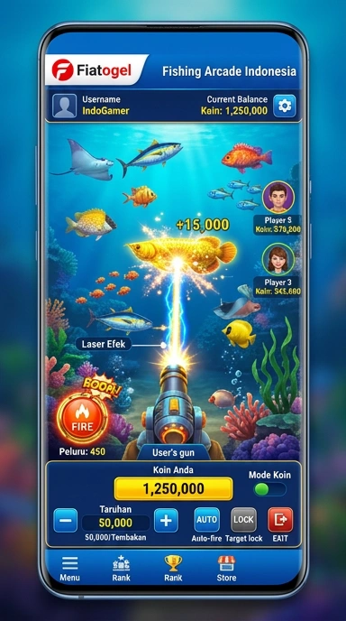 Tampilan aplikasi fiatogel di perangkat Android.